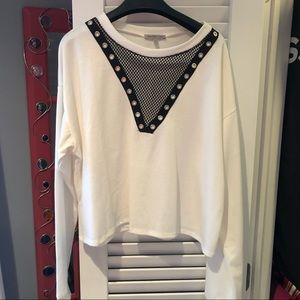 Long-Sleeve Crop Top